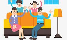 幸福快乐一家人