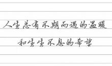 不期而遇的温暖作文