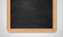 黑色的黑板
