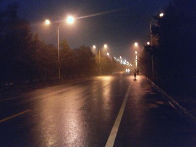 雨夜蜡烛