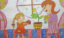 我是个喜欢画画的孩子