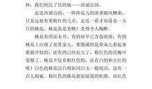 春游作文400字四年级