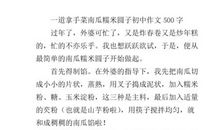 介绍一道菜作文300字