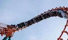 过山车上的尖叫