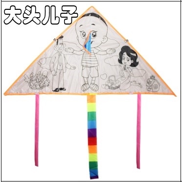 第一次做风筝