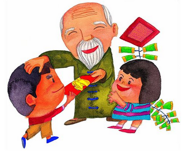 铜盐看到“新年的钱”