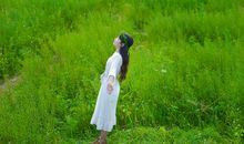 大自然的怀抱里微笑