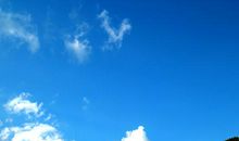 越来越蓝的天空