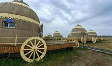 内蒙古的蒙古包