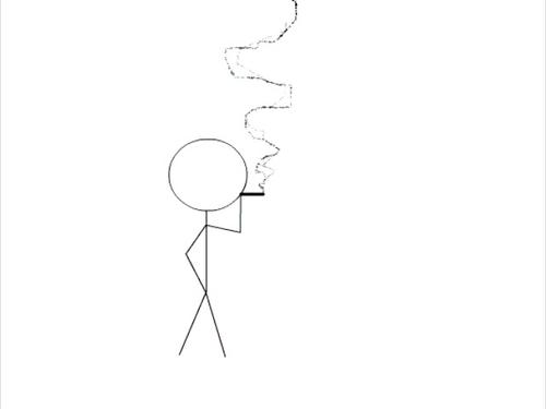 火柴人的举动