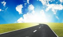 消失在柏油路下的荡漾碧波