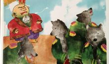 他是一个小书迷