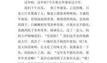 外婆家的菜园作文