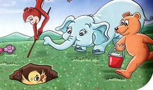 看图写话森林晚会