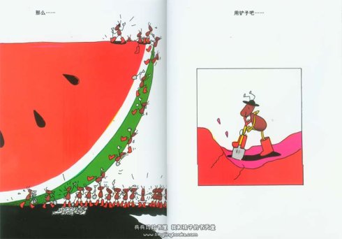 蚂蚁和西瓜