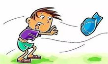 被风吹走的帽子