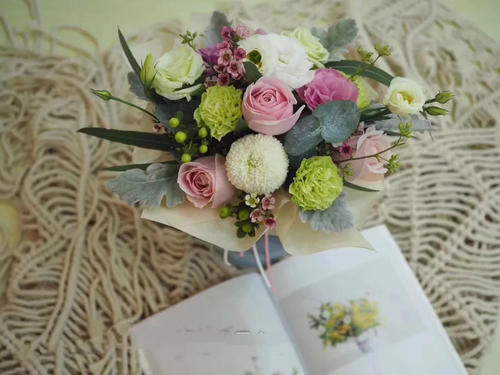 给老师一束花