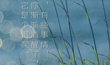 人，总要执着于什么