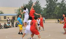 一场精彩的蓝球赛