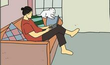 自己一个人在家时