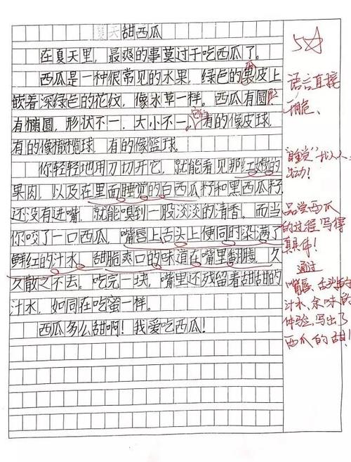 描述西瓜的成分