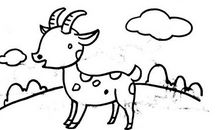 两只山羊过桥看图写话