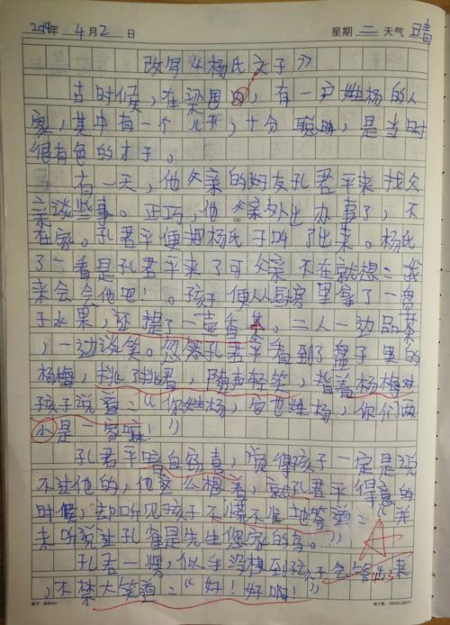 重写“杨的儿子”
