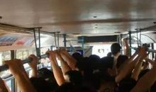 挤公交真不容易