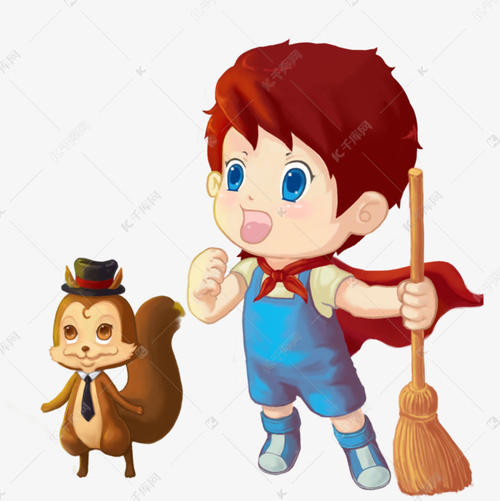 魔术的小男孩