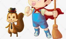 有魔法的小男孩