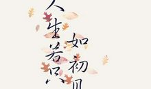 不若初见只因成长