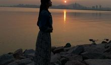 我真想与你携手看夕阳