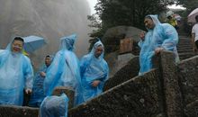 雨中游黄山