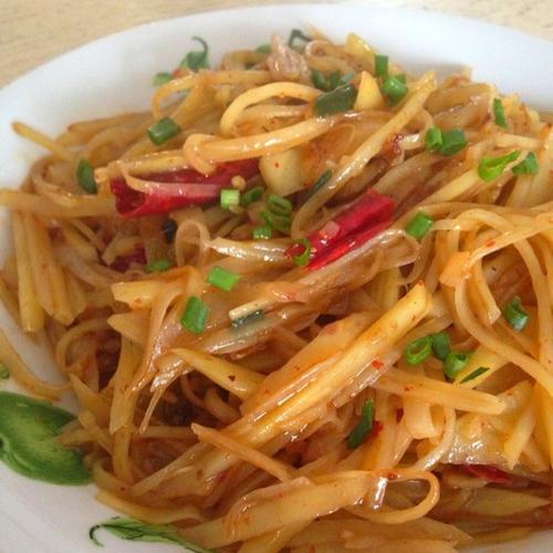 学习“炸土豆丝”