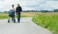 和奶奶散步的时光