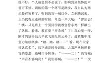 难忘的军训作文400字