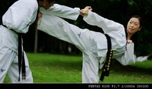 第一次学跆拳道