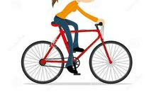 今年我学会了骑自行车