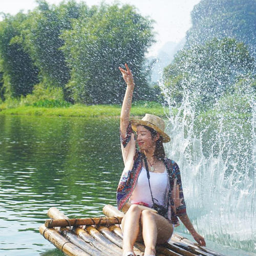 遇龙河漂流