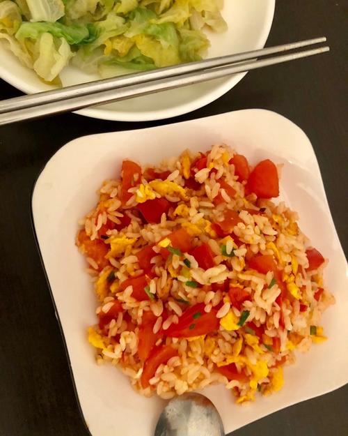 我学了番茄鸡蛋炒饭