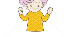 奶奶，我再也不让你生气了