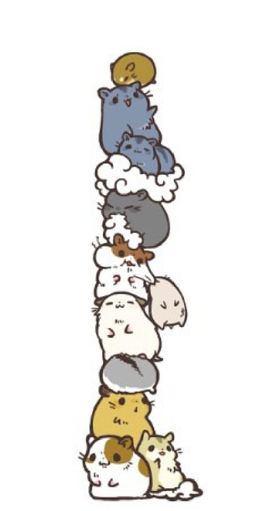 顽皮的可爱小仓鼠