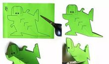 恐龙剪纸