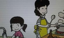 看图写作文妈妈水开了