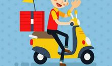 第一次单独给妈妈带外卖