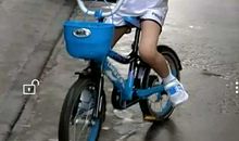 第一次学骑单车