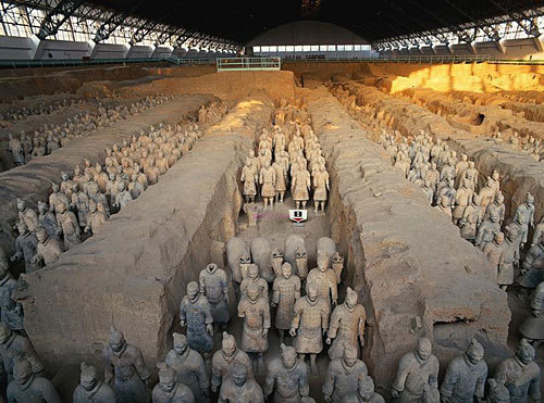 西安兵马俑，让我尊重