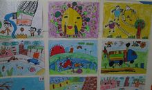 我要画春天送给爸爸