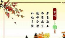 我家的家风家规