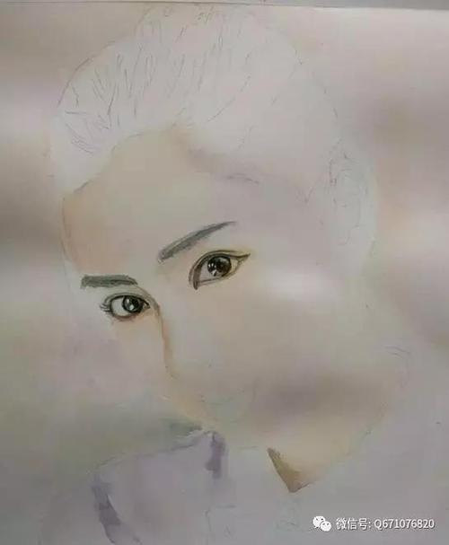 被蒙住脸的绘画